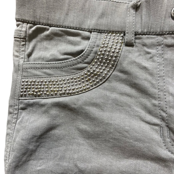 Horze Crescendo Petrina Equestrian Stretch Denim Breeches Size 28 - Picture 4 of 13